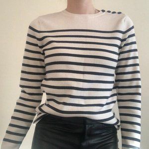 La Redoute Cotton Breton Stripe Marinière Sweater